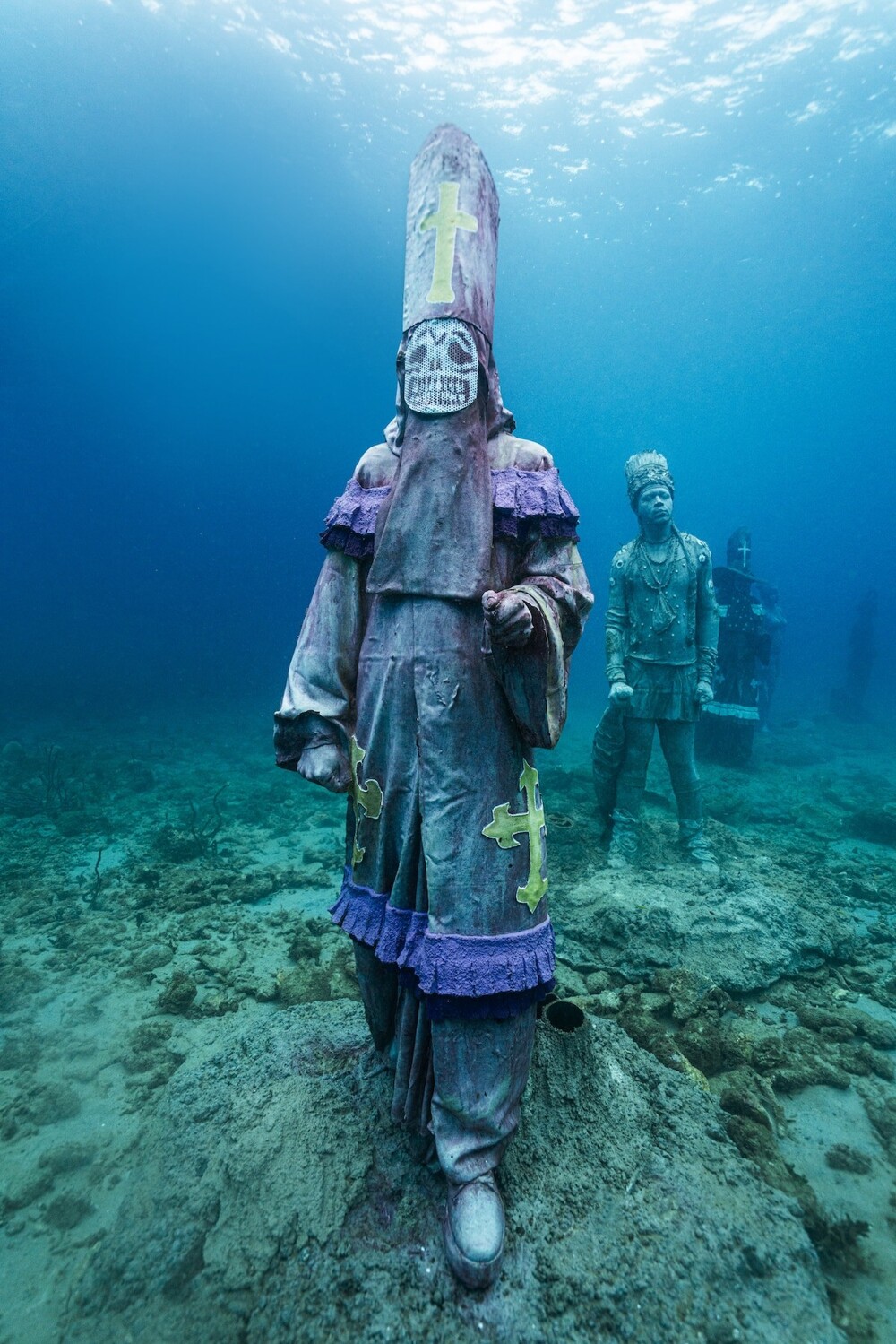 Парк подводных скульптур на Гренаде пополнился новыми объектами