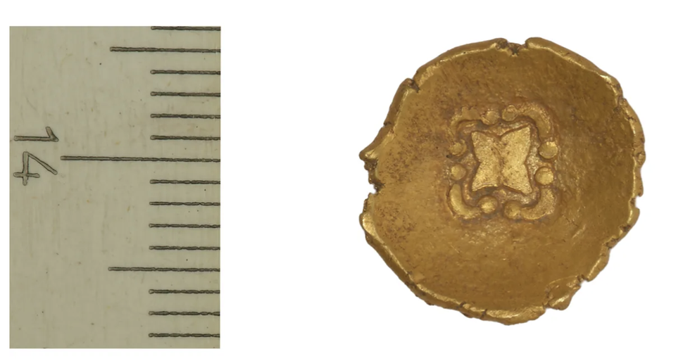 3. Кельтская золотая монета «радужный кубок» в Баварии