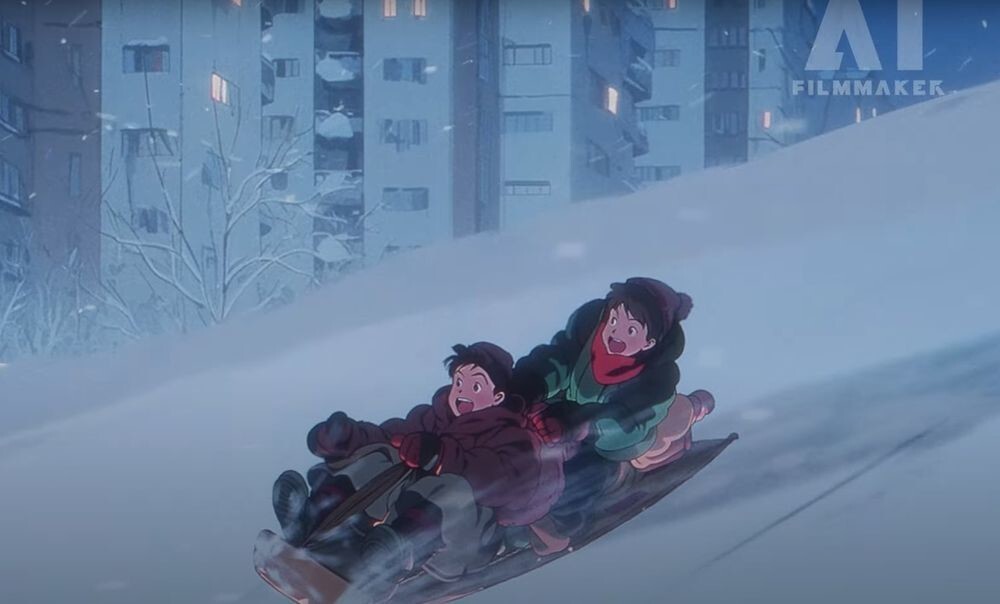 Если бы Хаяо Миядзаки создал мультфильм про Новый год в России