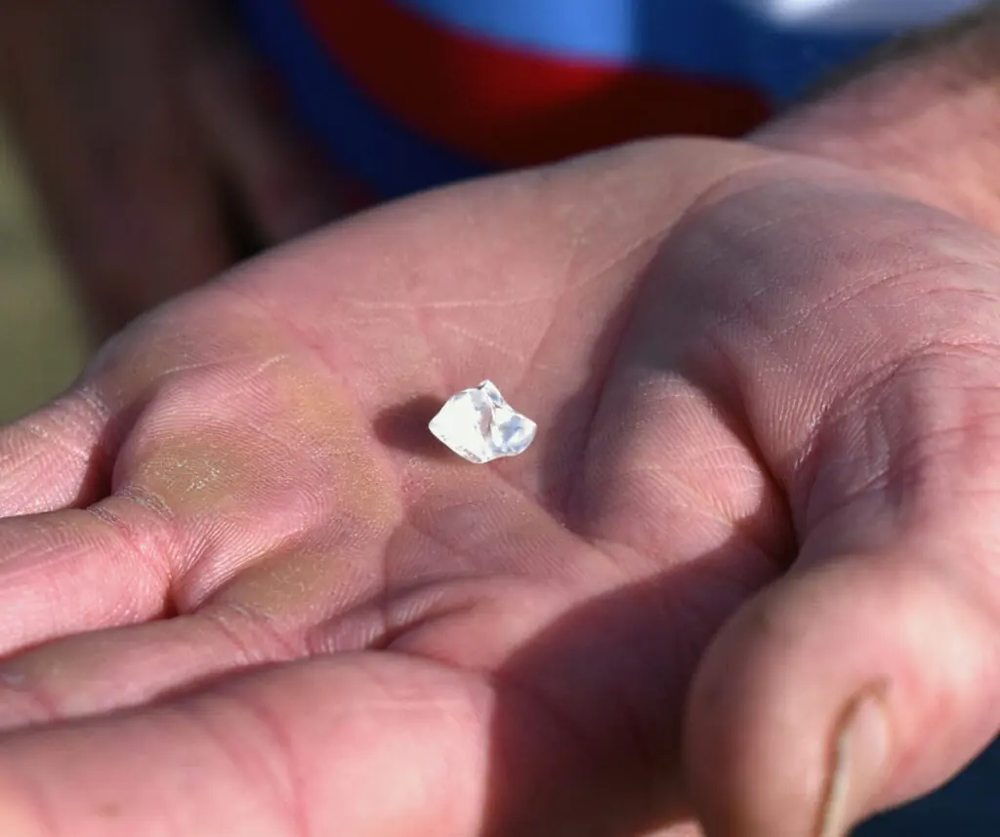 Мужчина из Арканзаса случайно обнаружил алмаз весом 4,87 карата