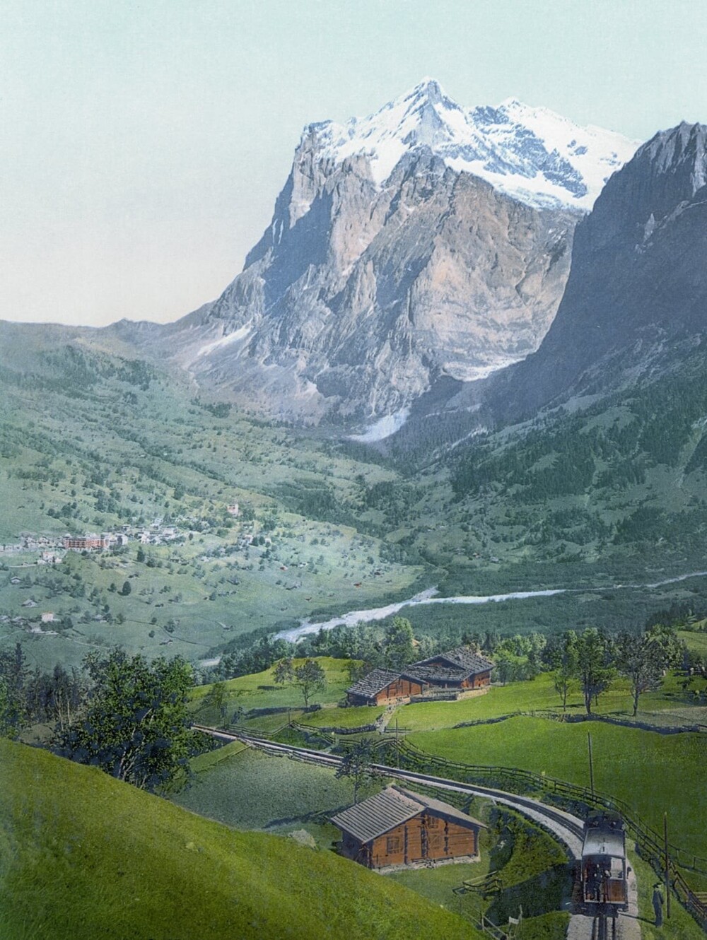 13. Швейцарская деревня Гриндельвальд, 1900 год