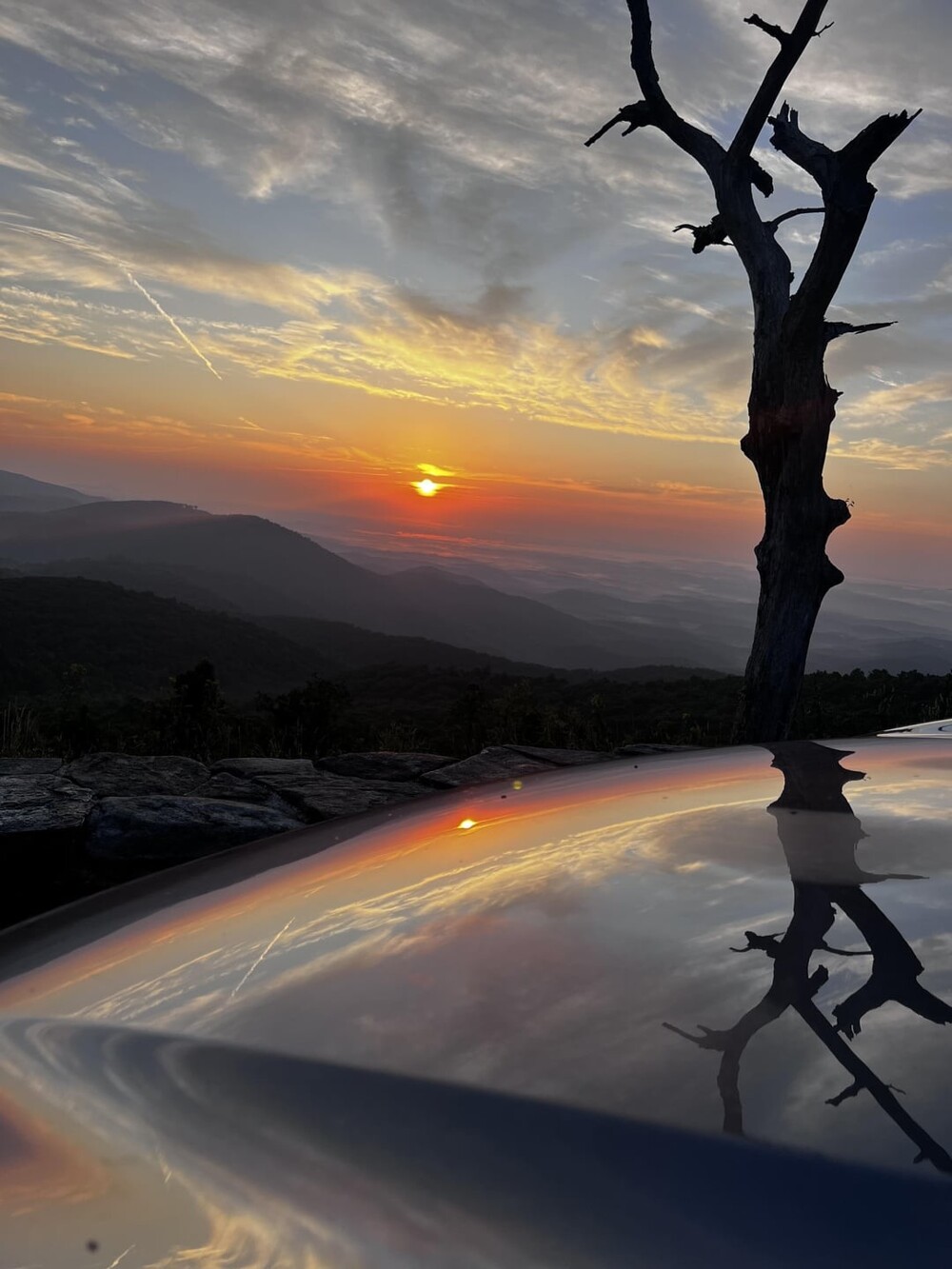 36. Восход солнца над Блу-Ридж, США
