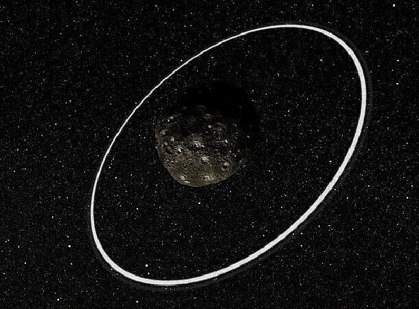 1. Астероид-кентавр и его кольца