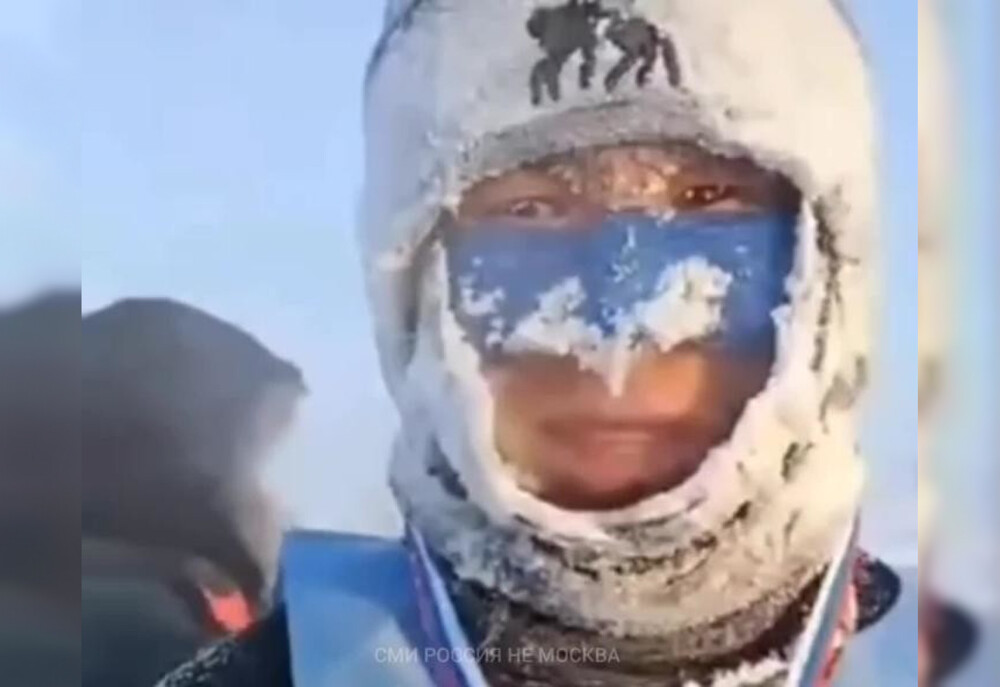«Я после 33 километра вообще чуть не отключился»: в Якутии при минус 55 градусах прошёл марафонский забег