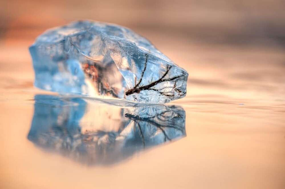 «Ледяное ископаемое», Пит Хааксма (Нидерланды). Интимный пейзаж: 2 место
