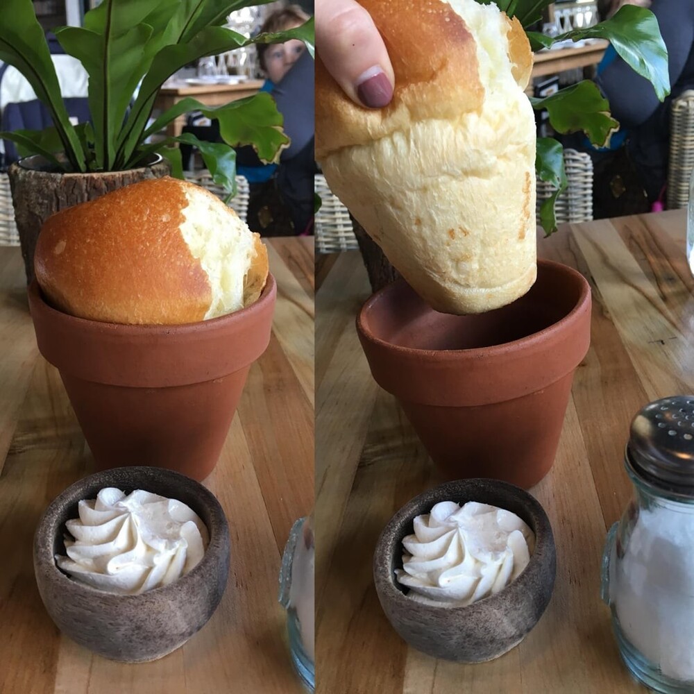 4. Хлеб в цветочном горшке