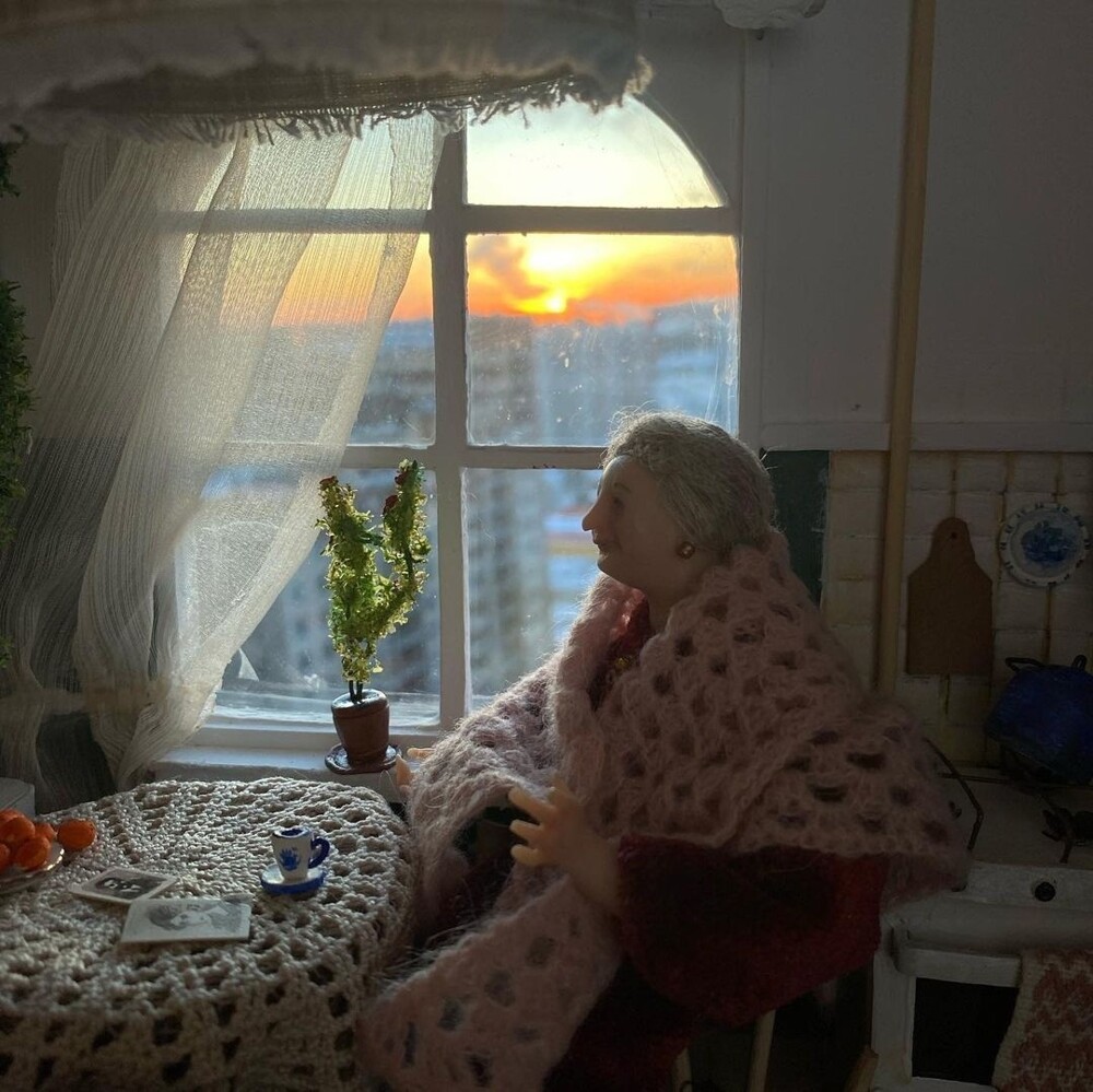 Маленькие домики и приветливые бабули Галины Хрисановой