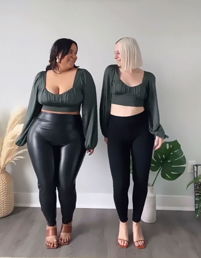 "Важен стиль, а не размер": подруги показывают, как одежда сидит на разных фигурах
