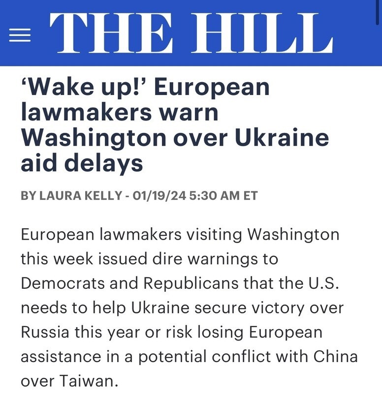 Европейские законодатели, посетили Вашингтон на этой неделе и "выступили со страшными предупреждениями демократам и республиканцам"