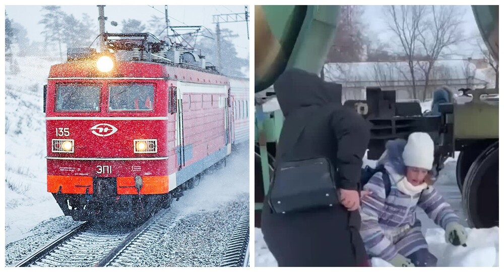 Жительница посёлка под Челябинском в последний момент вытащила ребёнка из под колёс поезда