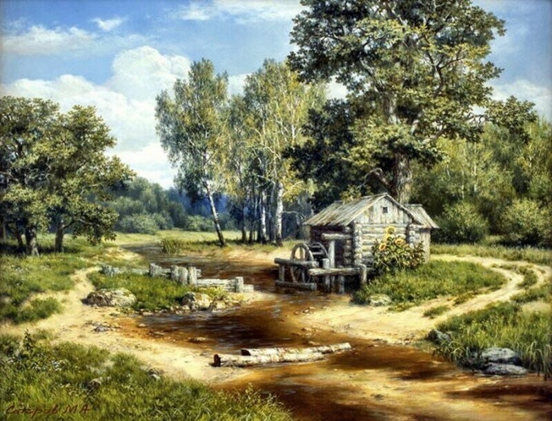 Живые пейзажи Михаила Сатарова