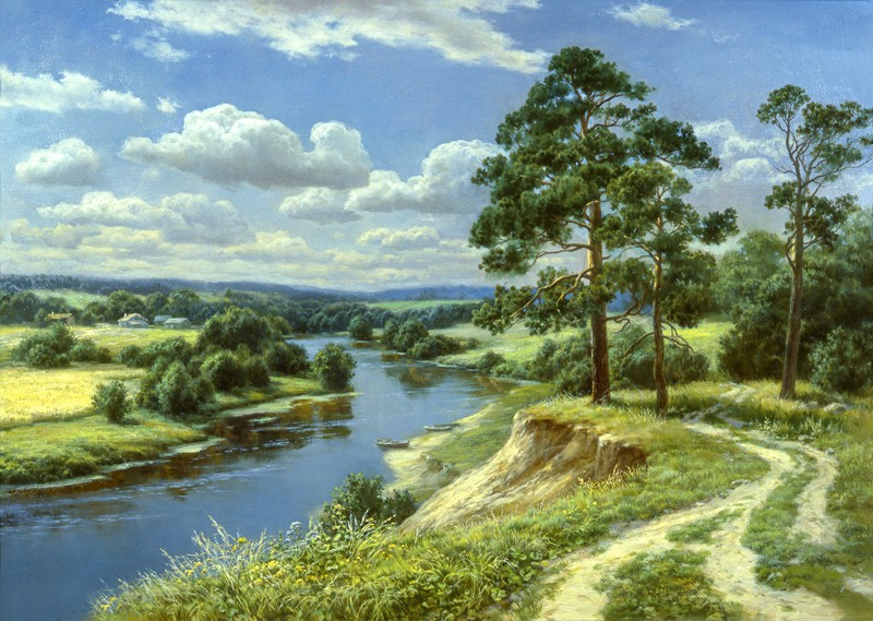 Живые пейзажи Михаила Сатарова