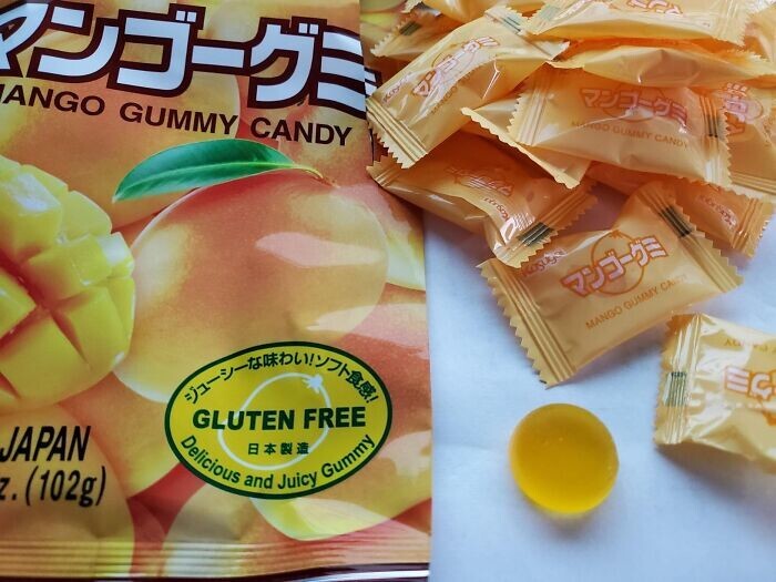 8. Конфеты Kasugai Gummy. Натуральный вкус, приятная консистенция. Конфеты со вкусом манго, личи и киви особенно хороши