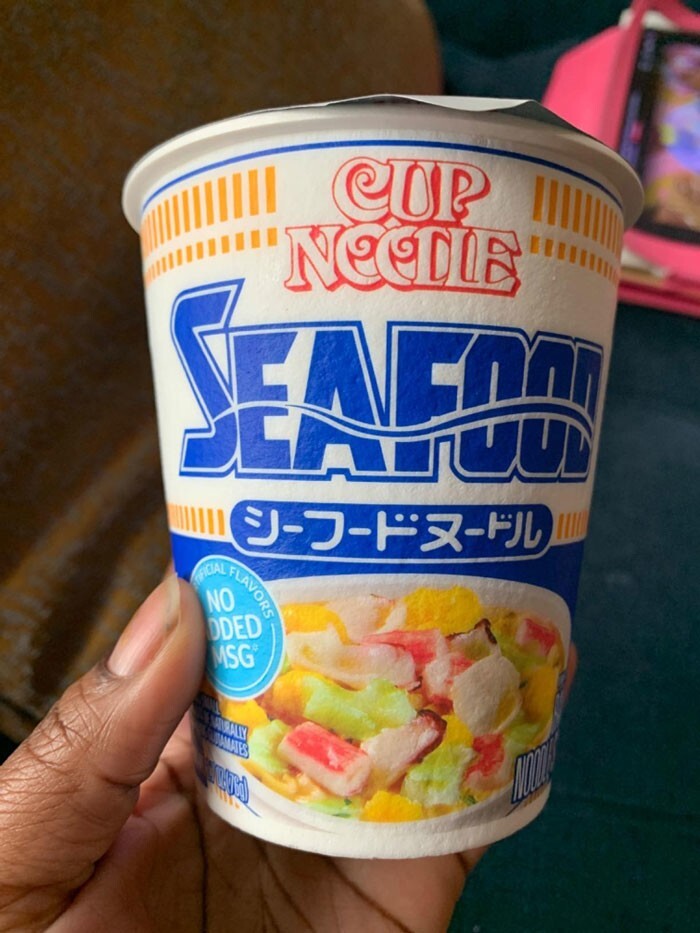 17. Лапша с морепродуктами Cup Noodles от компании Nissin Foods. Просто, быстро и вкусно