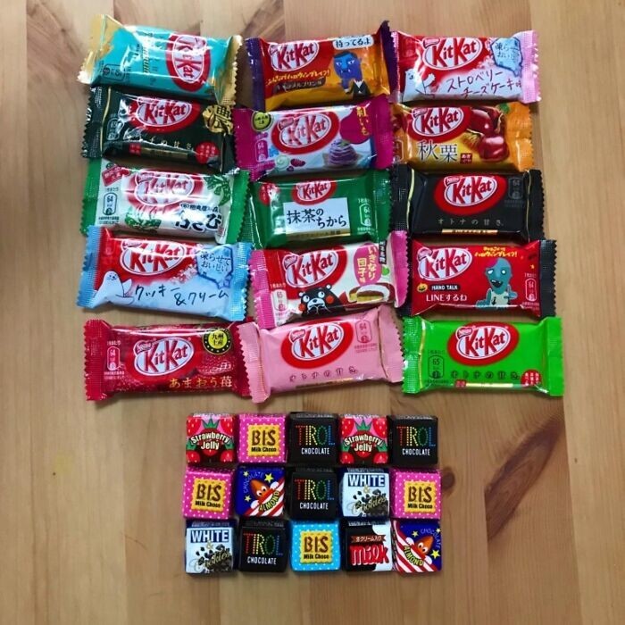 3. Рулетка японских вкусов Kit Kat и Tirol — разнообразие в каждом кусочке (есть даже с васаби)