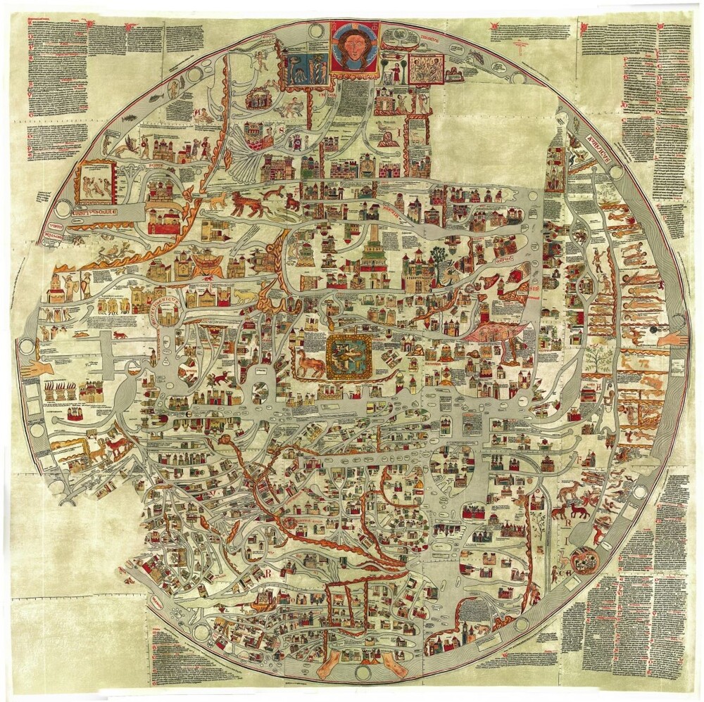 1. Эбсторфская карта (1300)
