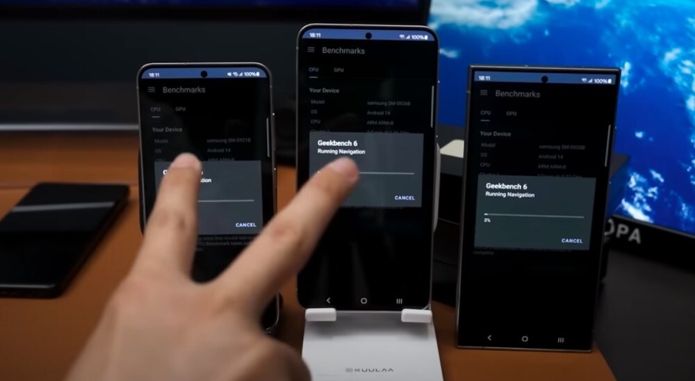 Все флагманы Samsung Galaxy S24 сравнили по производительности и автономности (видео)