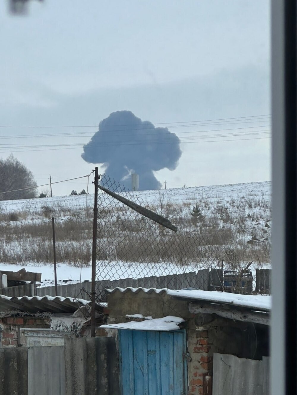 В Белгородской области потерпел крушение самолёт ИЛ-76