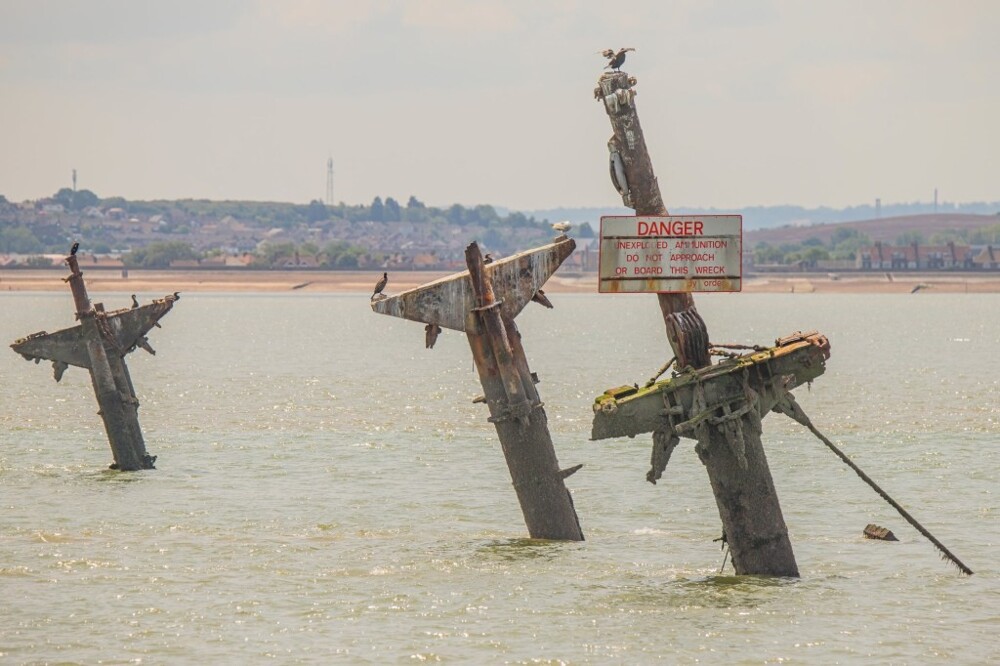 Затонувший корабль времён Второй мировой войны может вызвать цунами в Темзе