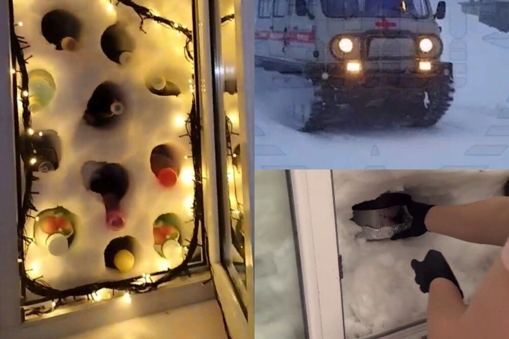 "Вот так мы справляемся с погодными условиями": жители Южно-Сахалинска показывают, как выживают в снежных заносах