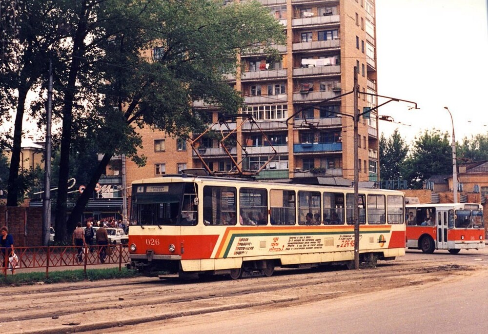 Курский трамвай, 1991 год.