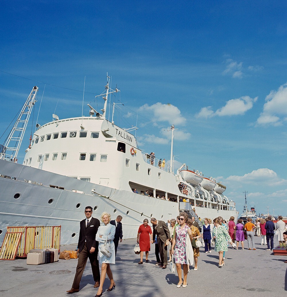 Причал пассажирского порта в Таллине, 1970 г.  Александр Макаров