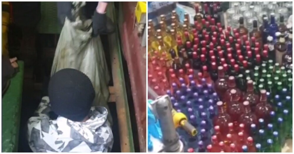 Российский матрос попытался провезти на судне 600 бутылок контрабандного алкоголя и попался