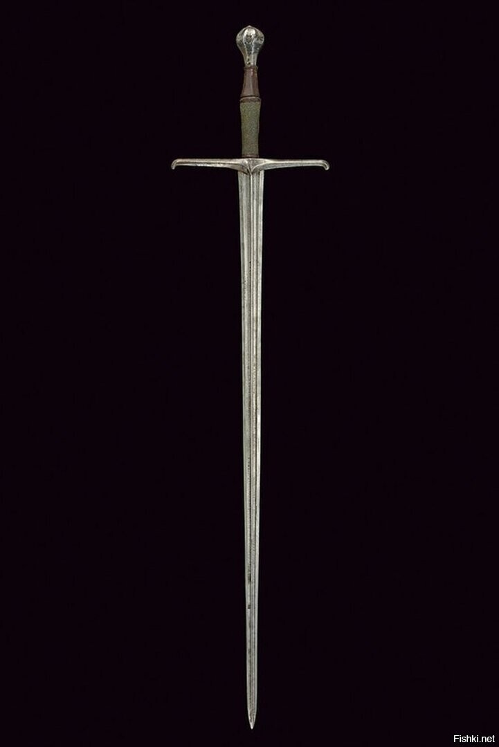 Длинный меч с рукоять под хват в полторы руки, Северная Италия, дилером датир...