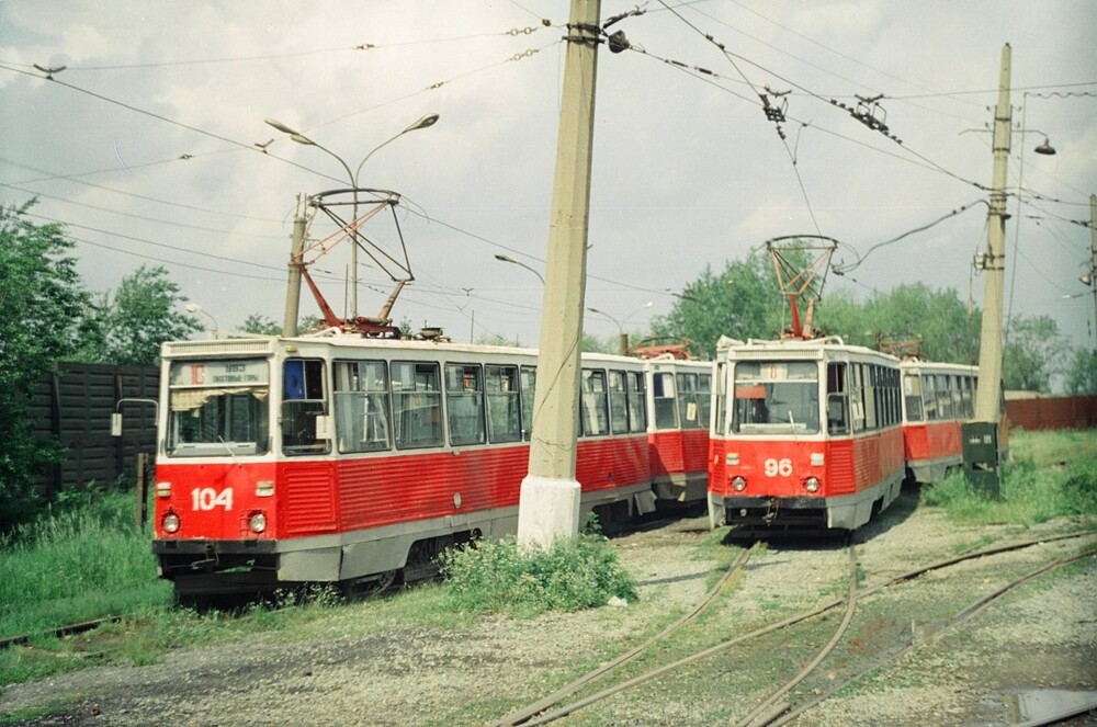 В трамвайном депо "Вагонка".Нижний Тагил, 1995 год.