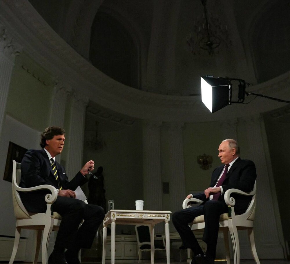 "Каждое заявление - бомба": Такер Карлсон опубликовал интервью с В.Путиным
