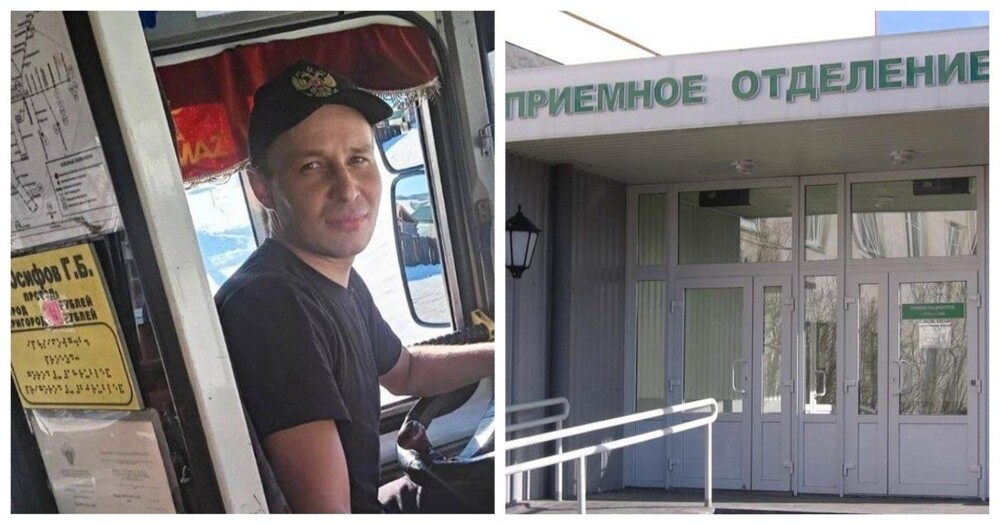 В Сибири водитель повернул набитый людьми автобус и отвёз потерявшего сознание пассажира в больницу