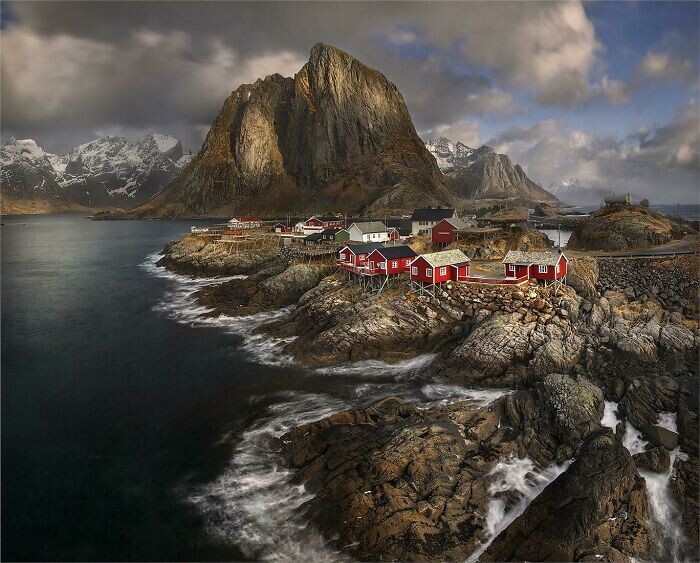 19. Рыбацкая деревня в Норвегии