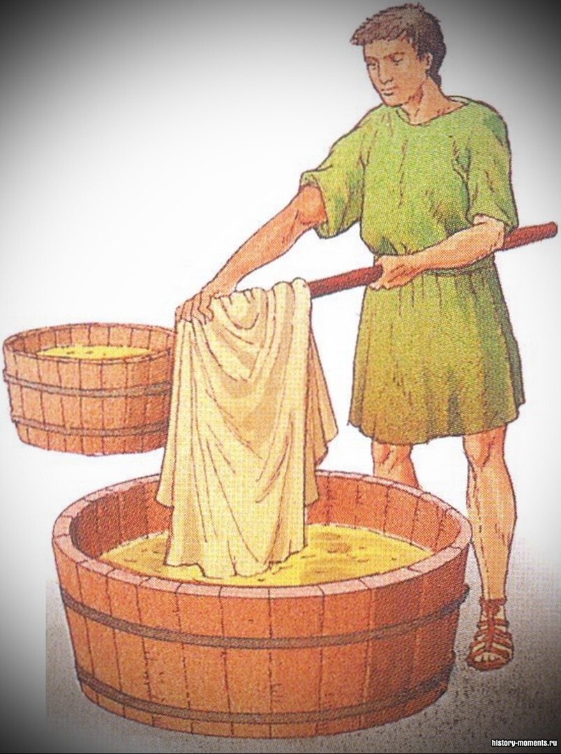 Римляне использовали мочу для стирки белья и чистки зубов