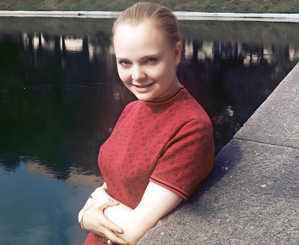 Наталья Белохвостикова, 1971 год.