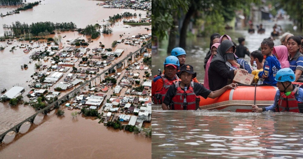 Наводнение в Индонезии унесло жизни сотен людей