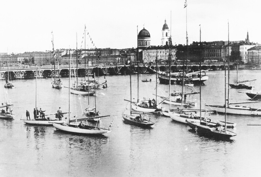 Корабли на Неве. Старый Петербург
