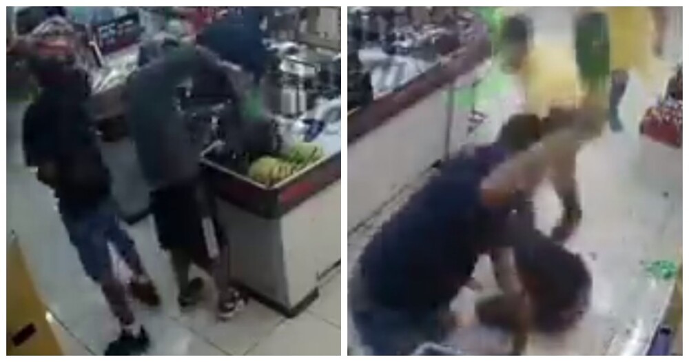 Ограбление магазина в Бразилии со счастливым концом