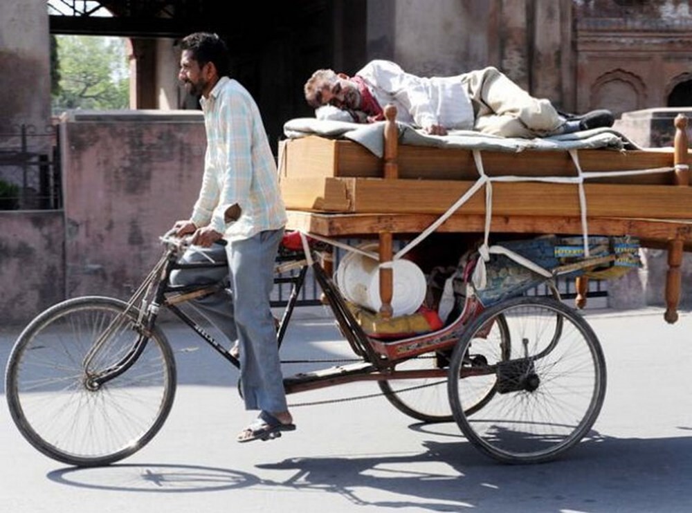 17. В Индии попадается самый безумный транспорт
