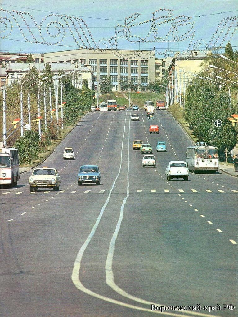 Воронеж. Улица Степана Разина, 06.1984 года.