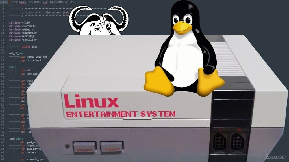 На старую игровую приставку NES (Денди) смогли установить Linux (видео)