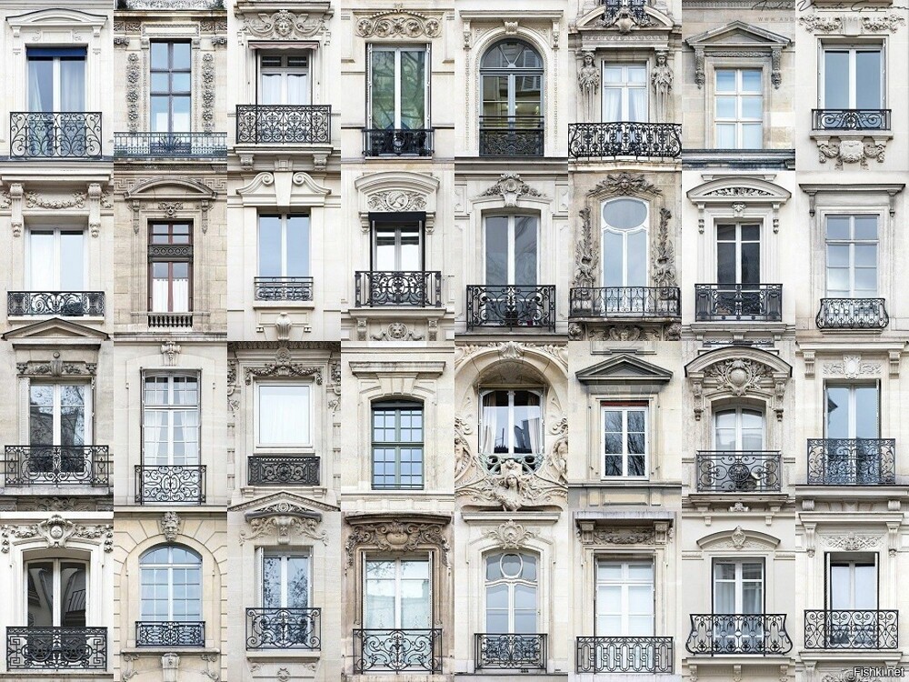 Парижские окна, все разные