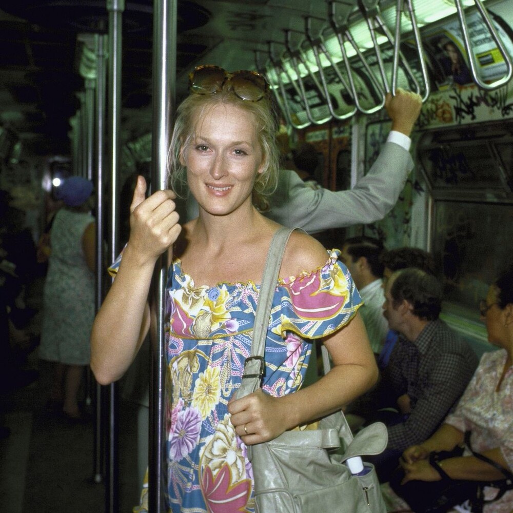 11. Мерил Стрип в метро, 1981 год