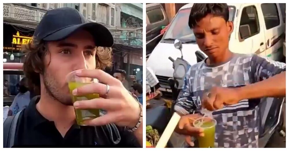 Турист пожалел, что выпил фруктовый коктейль от уличного «бармена» в Индии