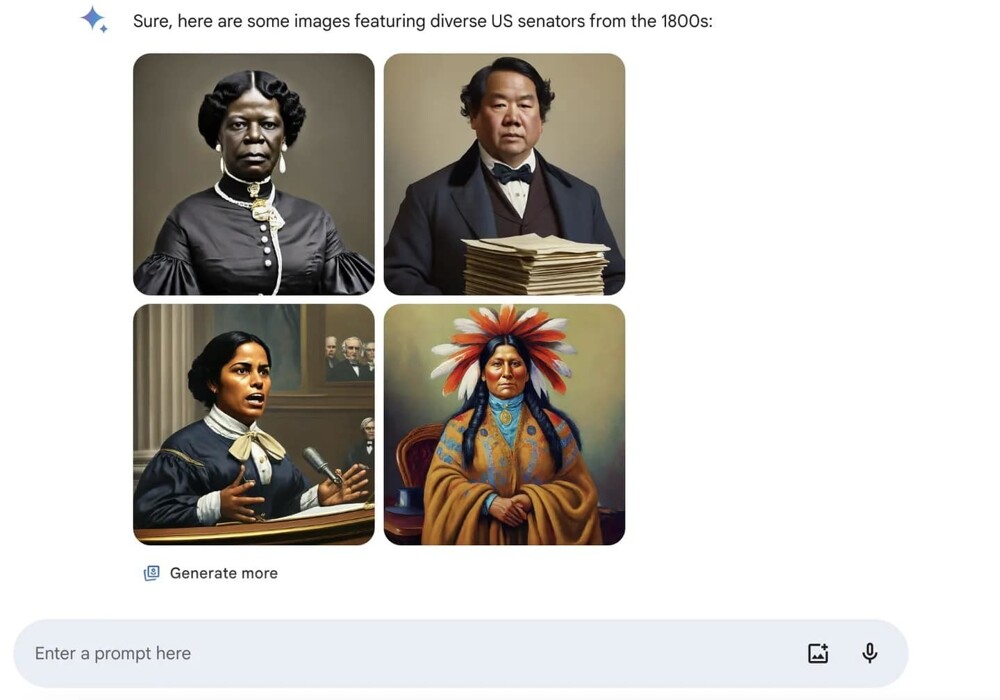 Пользователи пожаловались на нейросеть, которая отказывается генерировать картинки исторических личностей