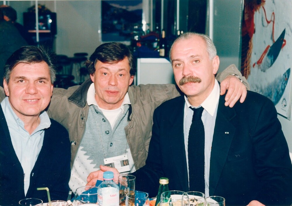 Николай Ващилин, Николай Караченцов и Никита Михалков, 1994 год
