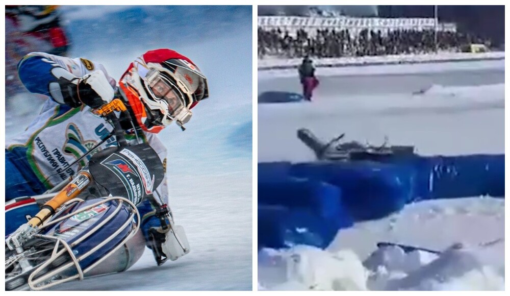 В Уфе на Кубке России мотоциклист вылетел под колёса соперника