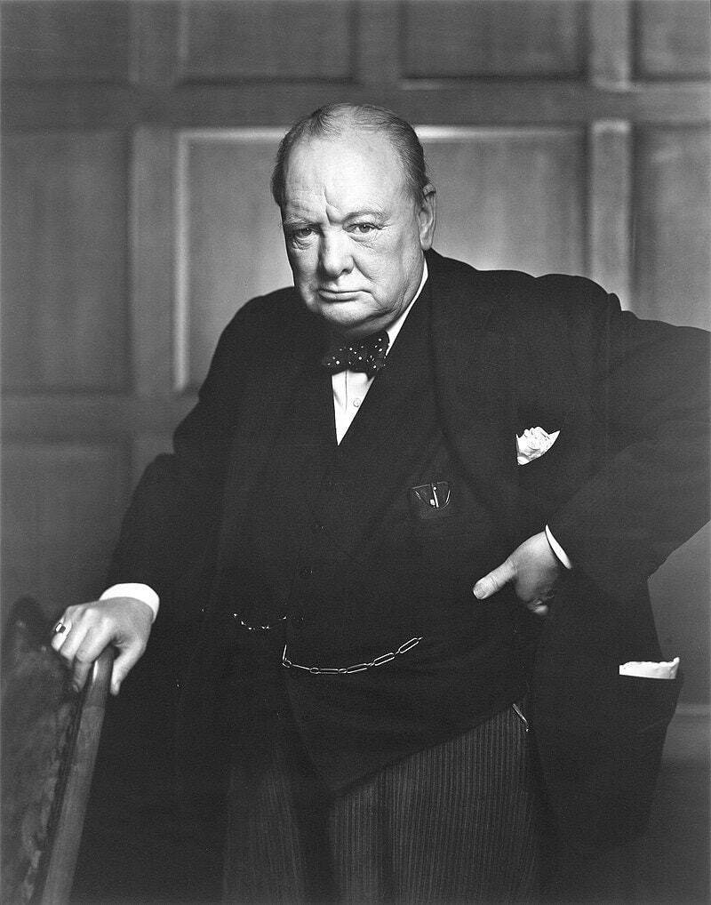 Уинстон Черчилль — политический деятель, премьер-министр Великобритании