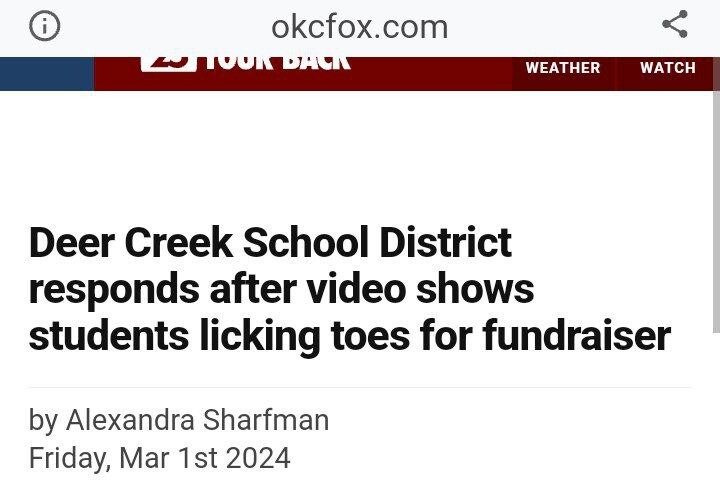 Школьный конкурс по облизыванию учениками пальцев ног одноклассников вызвал скандал в США