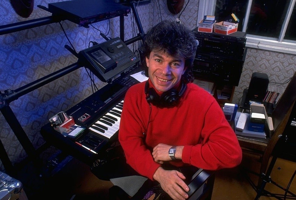 Олег Газманов в своей студии в Москве, 6 ноября 1993 г.