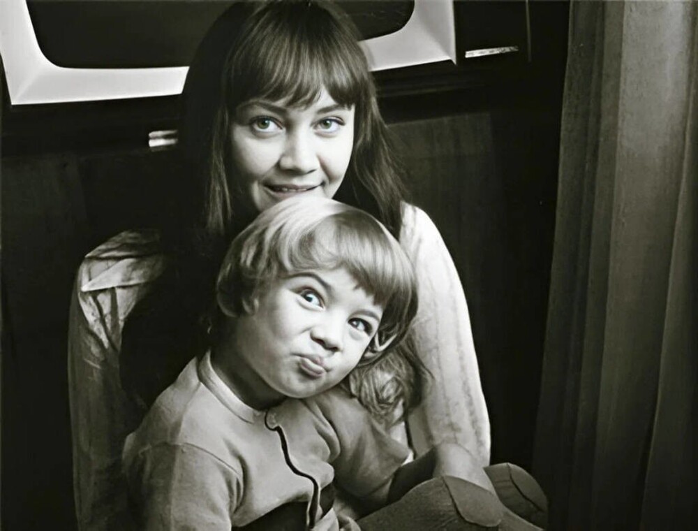 Лариса Лужина с сыном Павлом